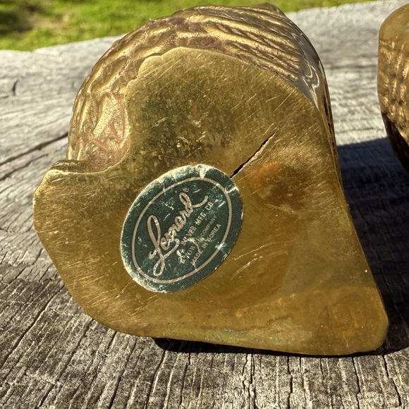 Set of Three Vintage Brass Owls - Picture 4 of 4